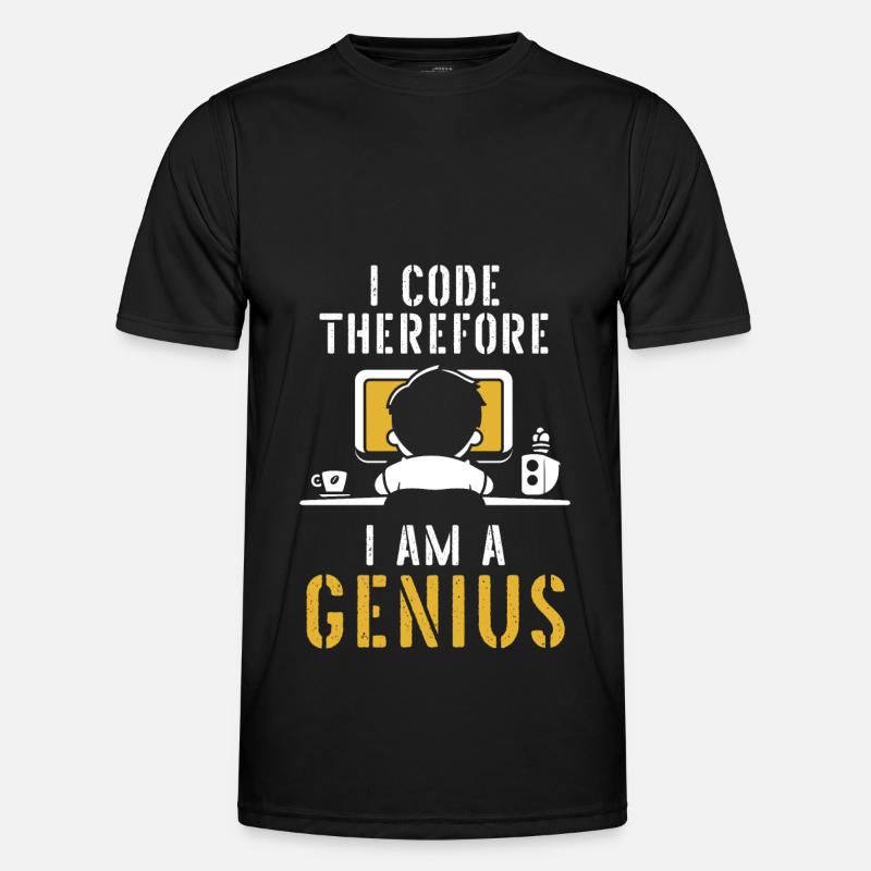 Programmer Coder Software Developer - Men's Functional T-Shirt - black