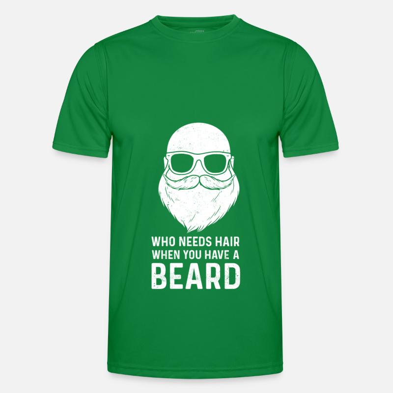 Vollbart Bart Bartträger Hipster Mann Männer Funktions-T-Shirt