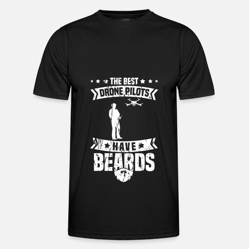 Drone Drone Pilot Quadcopter - Men's Functional T-Shirt - black