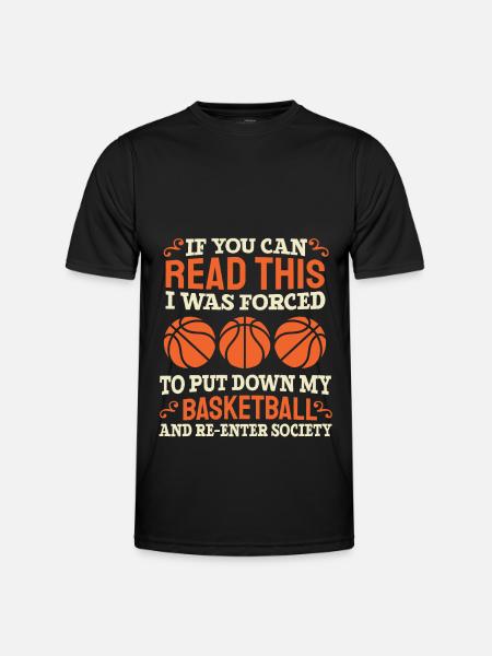 Basketball Basketballer - Men's Functional T-Shirt - black