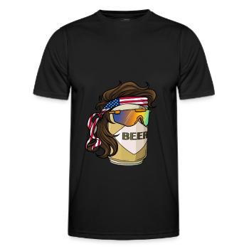 Mulet - T-shirt sport Homme - noir - Devant - AI Model Male 178 dark (178cm)
