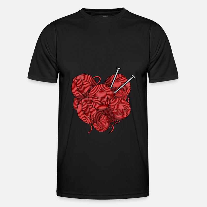 Stricken Männer Funktions-T-Shirt