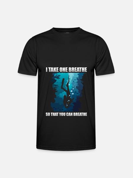 Scuba Diving Divers Diving - Men's Functional T-Shirt - black