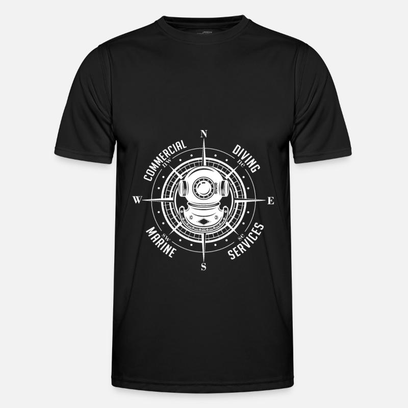 Scuba Diving Divers Diving - Men's Functional T-Shirt - black