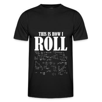 Physicien physicien - T-shirt sport Homme - noir - Devant - AI Model Male 178 dark (178cm)
