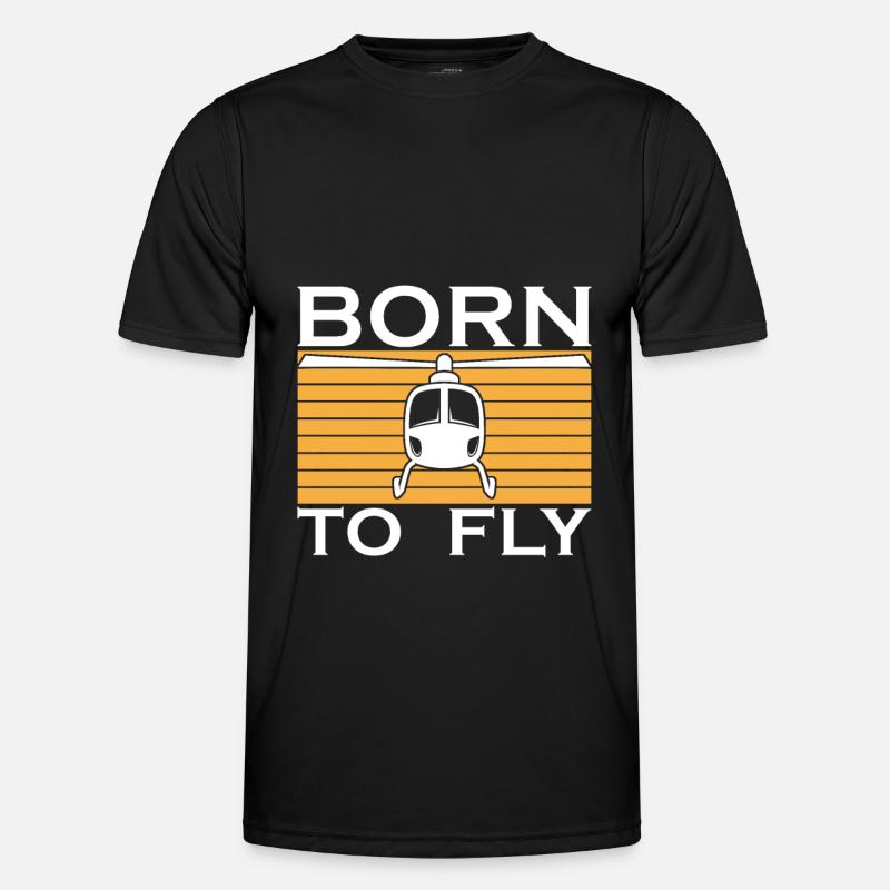 Helicopter Helicopter Pilot Heli Men's Functional T-Shirt