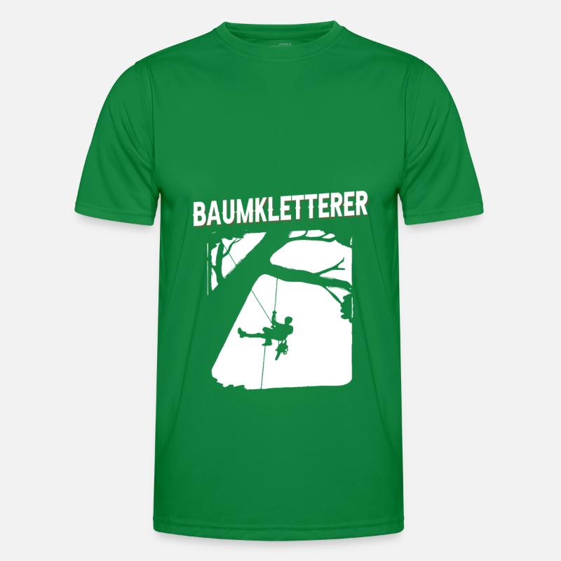 Baumklettern Baumpfleger Arborist Baumkletterer Männer Funktions-T-Shirt