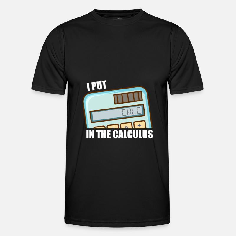 Math Mathematics - Men's Functional T-Shirt - black