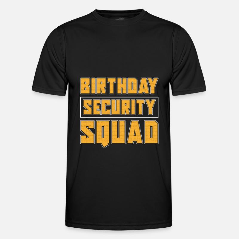 Security Security Guard Security Service - Men's Functional T-Shirt - black