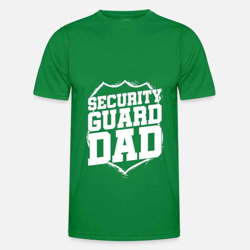 Security Wachmann Sicherheitsdienst Männer Funktions-T-Shirt