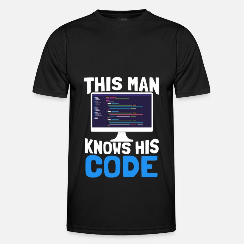 Programmer Coder Software Developer - Men's Functional T-Shirt - black