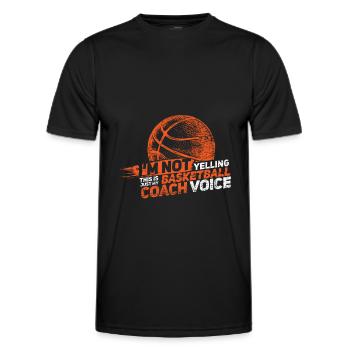 Basketball Basketballer - Men's Functional T-Shirt - black - Front - AI Model Male 178 dark (178cm)