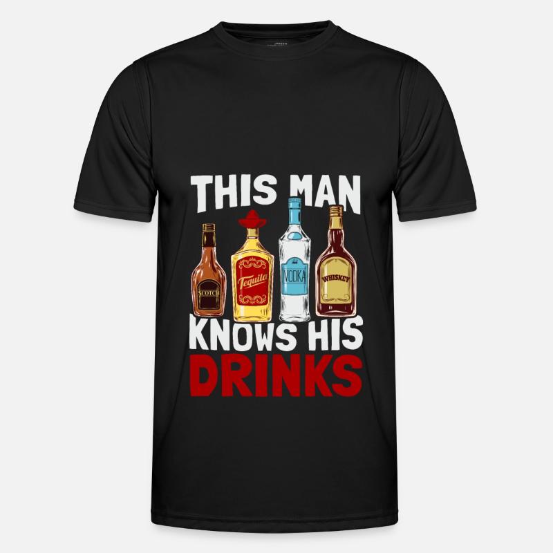 Bartender Bartender Barman Barmaid - Men's Functional T-Shirt - black