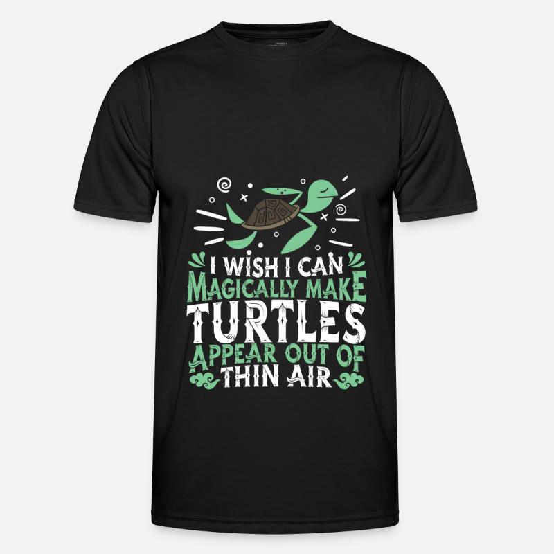 Turtle Sea Turtle - Men's Functional T-Shirt - black