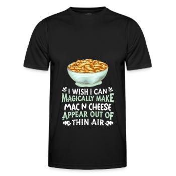 Mac N Cheese - Männer Funktions-T-Shirt - Schwarz - Vorne - AI Model Male 178 dark (178cm)