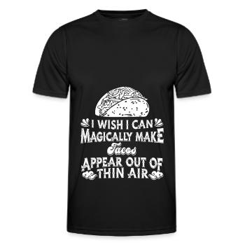 Tacos Foodie Mexico - Men's Functional T-Shirt - black - Front - AI Model Male 178 dark (178cm)