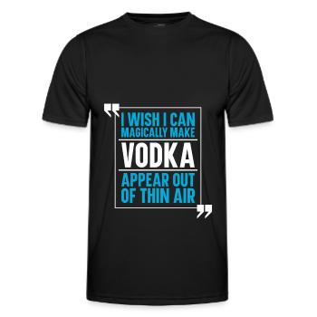 Vodka Wodka - T-shirt sport Homme - noir - Devant - AI Model Male 178 dark (178cm)