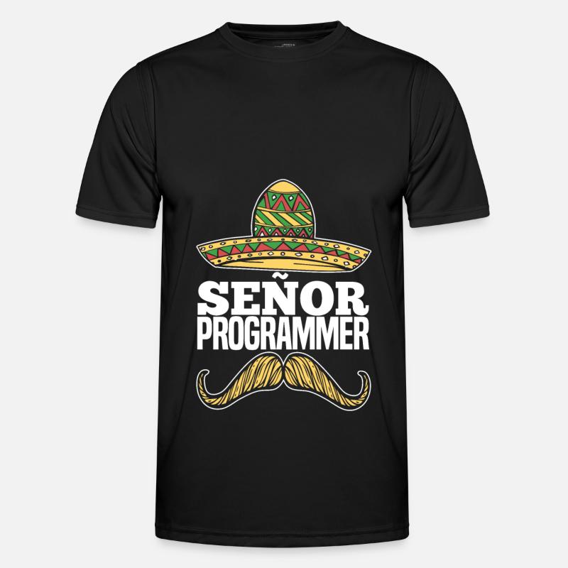 Programmierer Coder Software Entwickler - Männer Funktions-T-Shirt - Schwarz