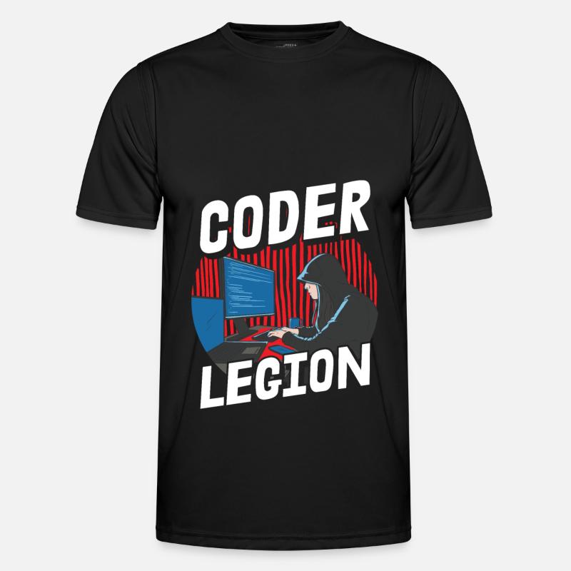 Programmer Coder Software Developer - Men's Functional T-Shirt - black