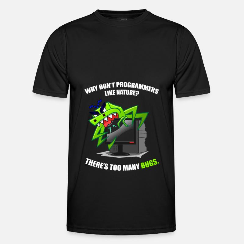 Programmer Coder Software Developer - Men's Functional T-Shirt - black