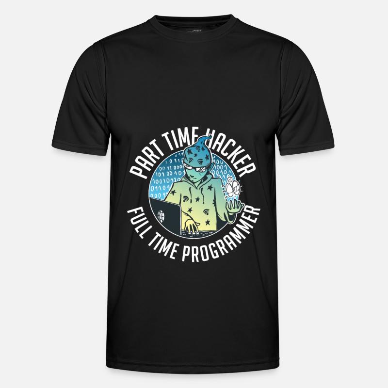 Programmer Coder Software Developer - Men's Functional T-Shirt - black