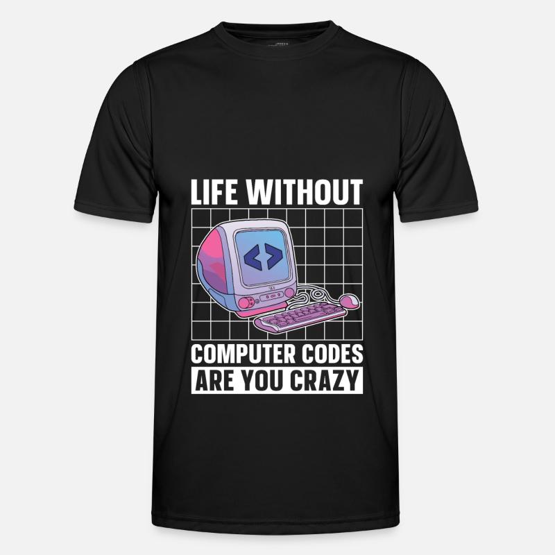 Programmer Coder Software Developer - Men's Functional T-Shirt - black