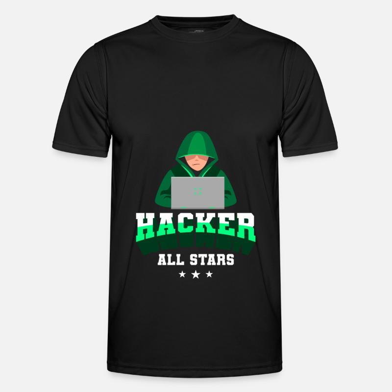 Programmierer Coder Software Entwickler - Männer Funktions-T-Shirt - Schwarz