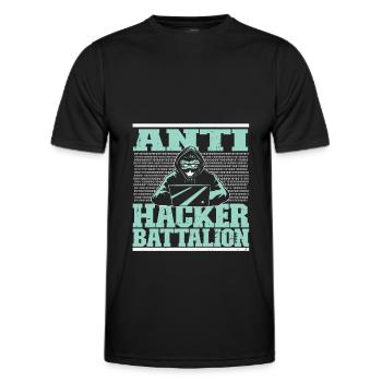 Programmer Coder Software Developer - Men's Functional T-Shirt - black - Front - AI Model Male 178 dark (178cm)