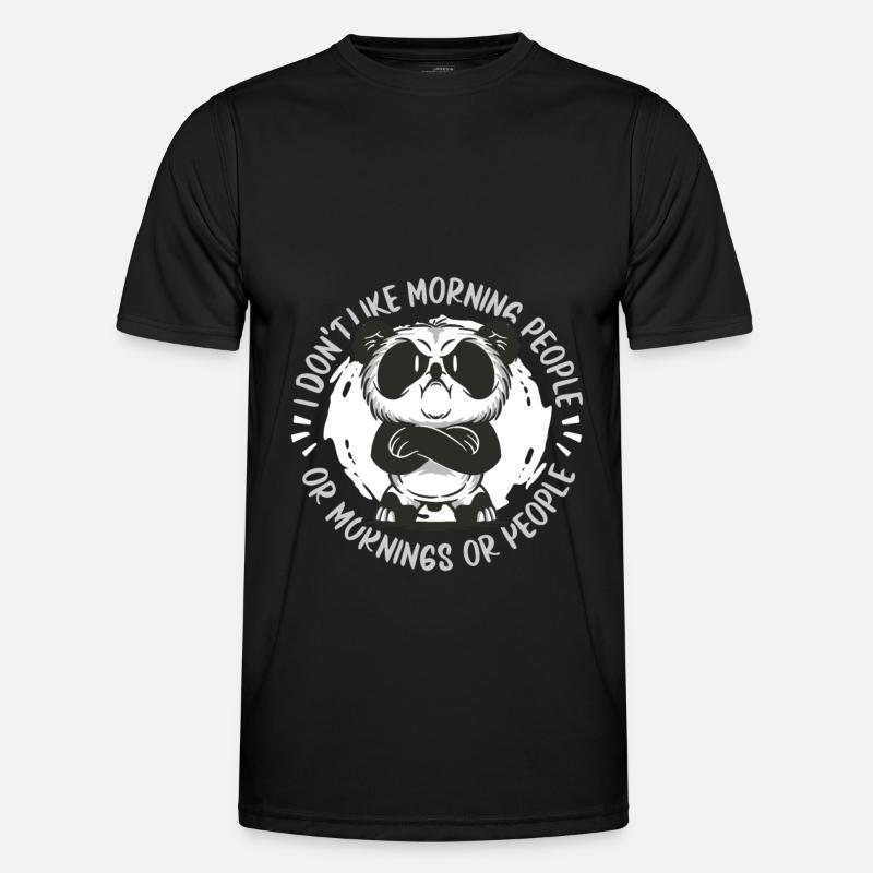 Panda Panda Bear - Men's Functional T-Shirt - black