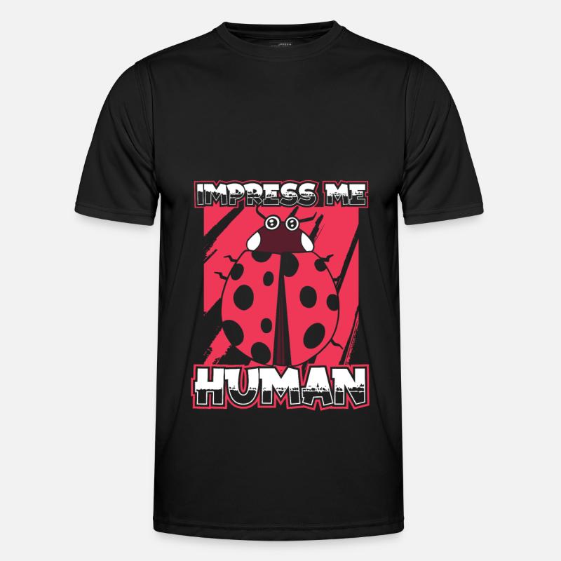 Ladybug Modschegiebchen Mariechenkäfer - Men's Functional T-Shirt - black