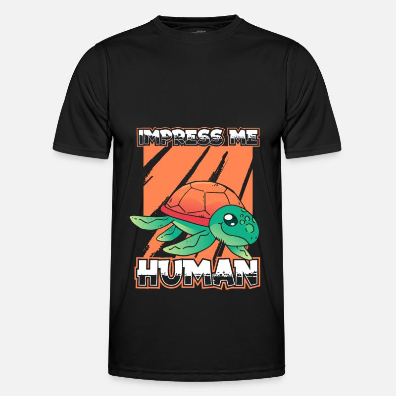 Turtle Sea Turtle - Men's Functional T-Shirt - black