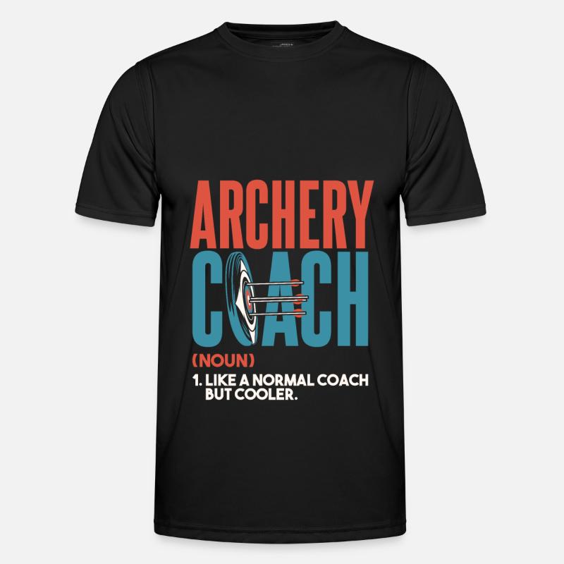 Bogenschütze Bogensport Pfeil Bogen Bogenschießen Männer Funktions-T-Shirt