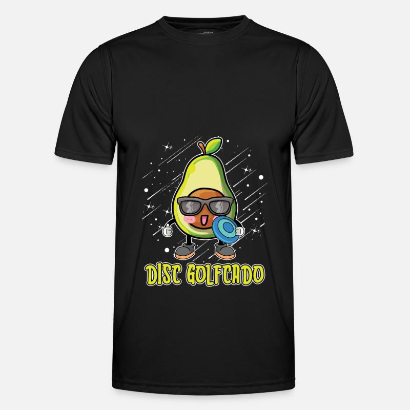 Frisbee Golf - Männer Funktions-T-Shirt - Schwarz