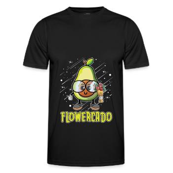 Florist Blumen Blüte Gärtner Floristik - Männer Funktions-T-Shirt - Schwarz - Vorne - AI Model Male 178 dark (178cm)