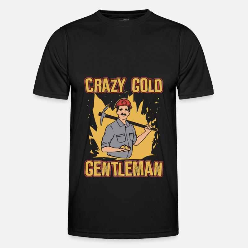 Gold Mining Gold Mine - Men's Functional T-Shirt - black