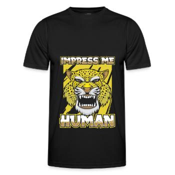 Jaguar - T-shirt sport Homme - noir - Devant - AI Model Male 178 dark (178cm)