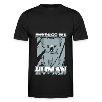 Koala Koala Bear - Men's Functional T-Shirt - black - Front - AI Model Male 178 dark (178cm)