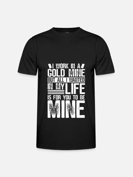 Gold Mining Gold Mine - Men's Functional T-Shirt - black