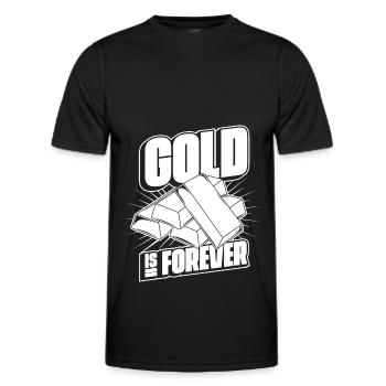 Gold Mining Gold Mine - Men's Functional T-Shirt - black - Front - AI Model Male 178 dark (178cm)