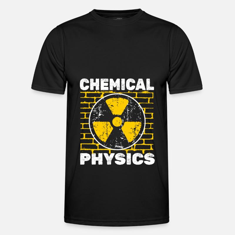 Physik Physiker - Männer Funktions-T-Shirt - Schwarz