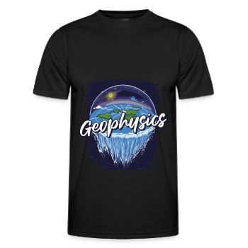 Physicien physicien - T-shirt sport Homme - noir - Devant - AI Model Male 178 dark (178cm)