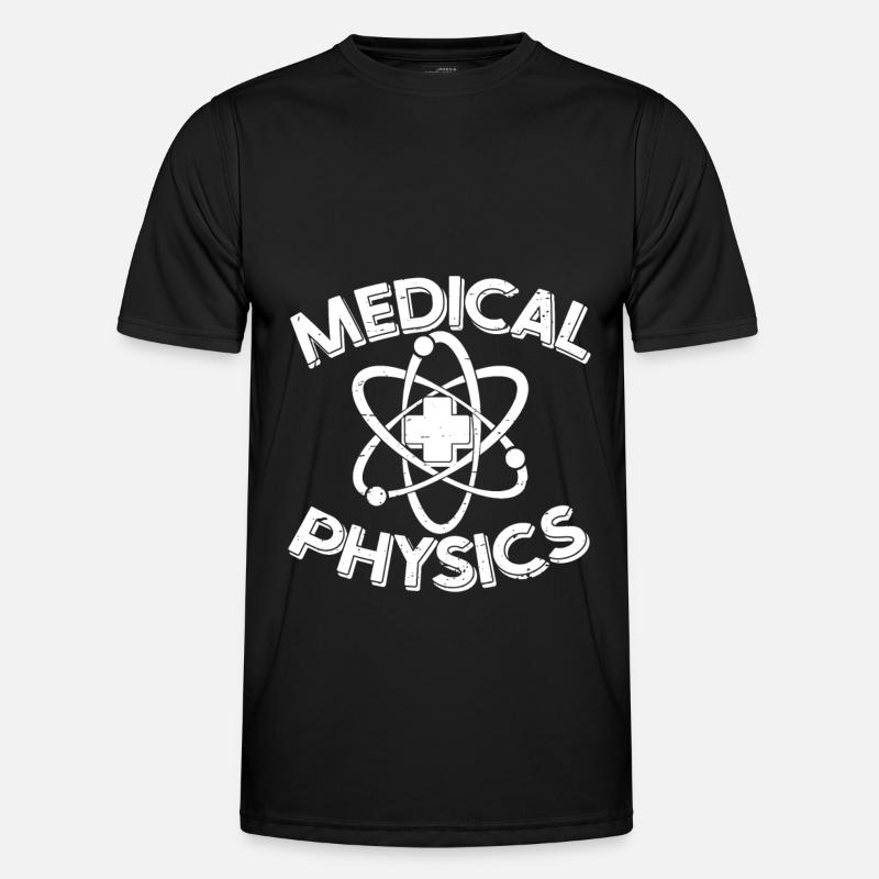 Physik Physiker - Männer Funktions-T-Shirt - Schwarz