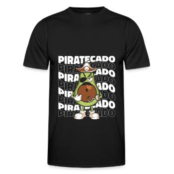 Pirate - Men's Functional T-Shirt - black - Front - AI Model Male 178 dark (178cm)