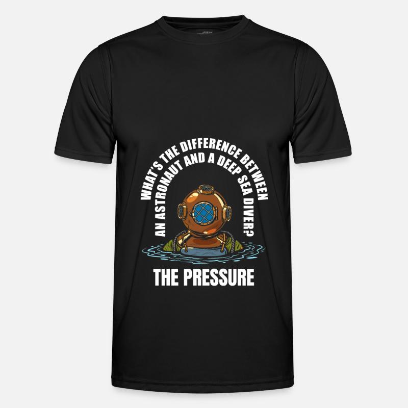 Scuba Diving Divers Diving - Men's Functional T-Shirt - black