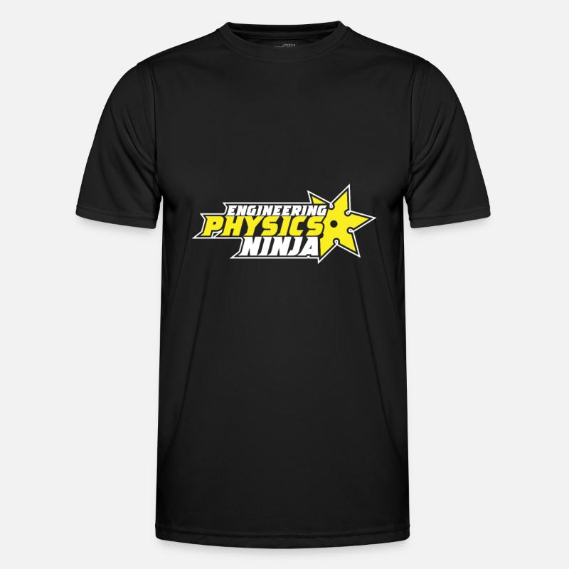 Physik Physiker - Männer Funktions-T-Shirt - Schwarz
