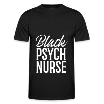 Infirmier - T-shirt sport Homme - noir - Devant - AI Model Male 178 dark (178cm)