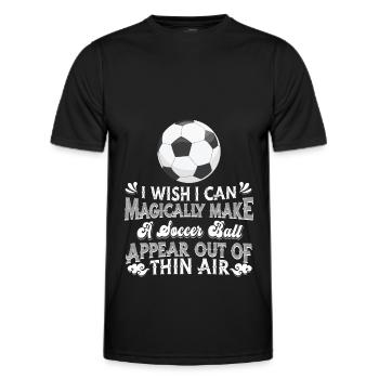 Fußball Fussball - Männer Funktions-T-Shirt - Schwarz - Vorne - AI Model Male 178 dark (178cm)