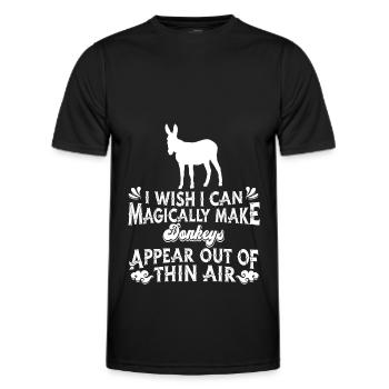 Donkey - Men's Functional T-Shirt - black - Front - AI Model Male 178 dark (178cm)