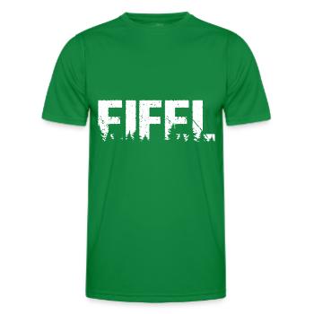 Eifel Wald Wandern - Männer Funktions-T-Shirt - Kelly Green - Vorne - AI Model Male 178 dark (178cm)