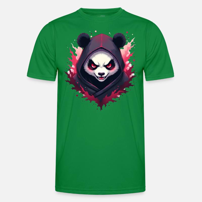 Evil Ninja Panda Men's Functional T-Shirt